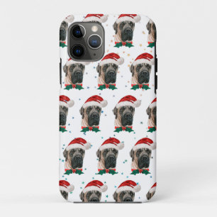 Case-Mate iPhone Case English Mastiff Dog Breed Christmas