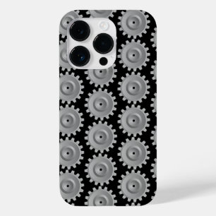Coque Pour iPhone 14 Pro Engrenage gris