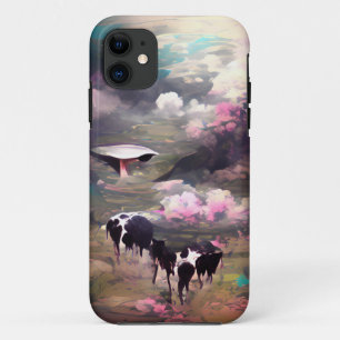 Case-Mate iPhone Case Enlèvement de vaches UFO