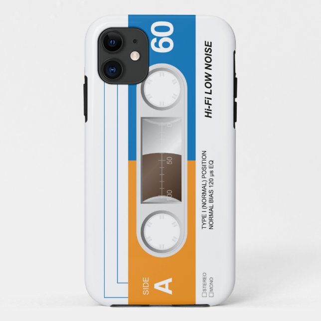 Coques Case-Mate iPhone Enregistreur à cassettes (Dos)