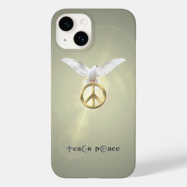 Coques Case-Mate iPhone Enseigner la paix | (Verso)