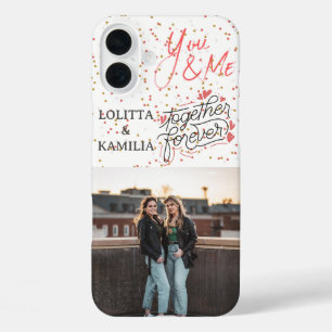 Coques iPhone 16 Plus Ensemble pour toujours Photo personnalisée iPhon