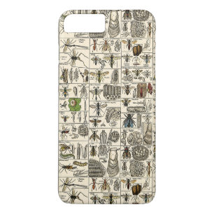 Coque iPhone 7 Plus Entomologie vintage