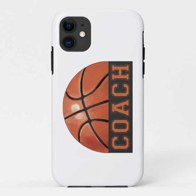 Coques Case-Mate iPhone Entraîneur de basket-ball (Dos)