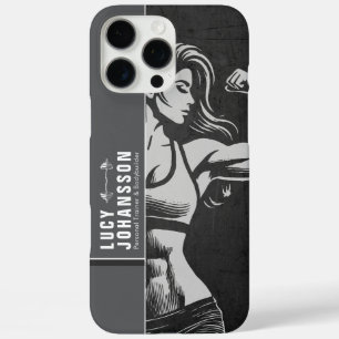 Coques iPhone 16 Pro Max Entraîneur de fitness moderne Bodybuilding Instruc