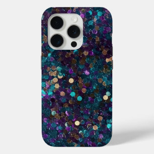 Coque iPhone 15 Pro Épersion de sirène d'aqua pourpre