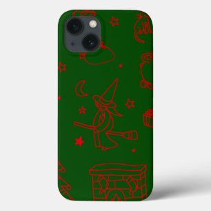 Case-Mate iPhone Case épiphanie noël sorcière befana vert
