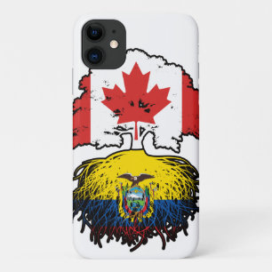 Case-Mate iPhone Case Equateur Drapeau canadien équatorien des racines d