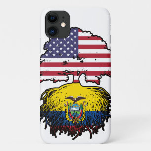 Case-Mate iPhone Case Equateur Drapeau Equatorien Américain Arbre