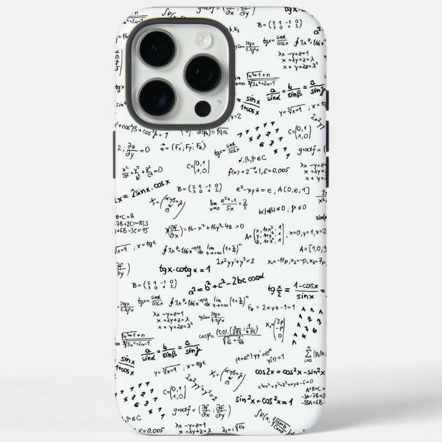 Coques Case-Mate iPhone Équations de formules mathématiques Arrière - plan (Verso)