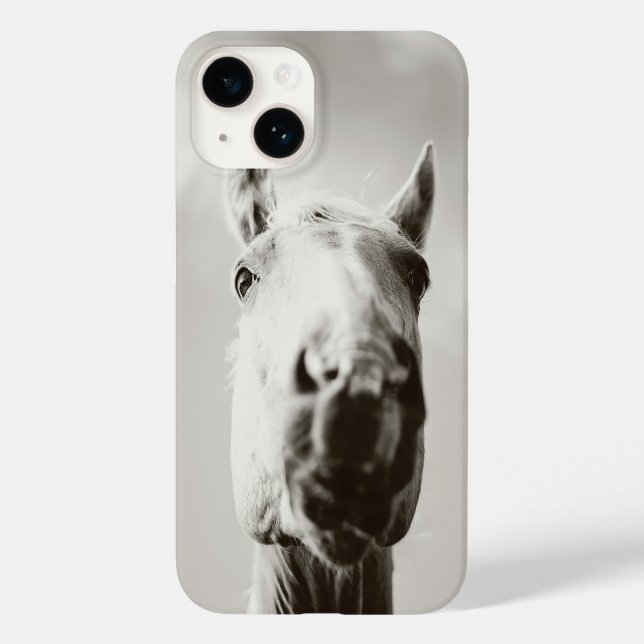 Coques Case-Mate iPhone Equestre moderne Votre Cheval Photo (Verso)