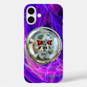 Coques iPhone 16 Plus ÉQUIPAGE Pink Blue Purple Fractals