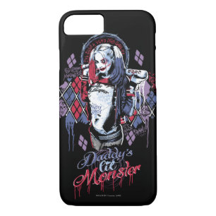 Coque iPhone 8/7 Équipe de suicide Harley Quinn Graffiti encré