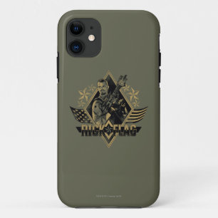 Coque iPhone 11 Équipe de suicide   Insigne Drapeau Rick