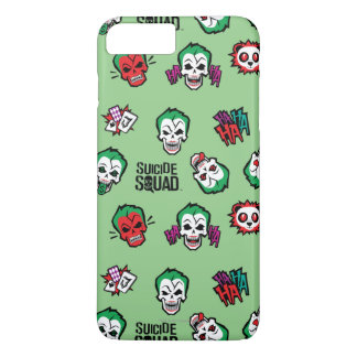 Coque iPhone 8 Plus/7 Plus Équipe de suicide | Joker Emoji Motif