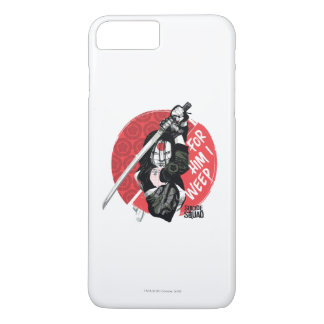 Coque iPhone 7 Plus Équipe de suicide | Katana "Pour Lui, je pleure"