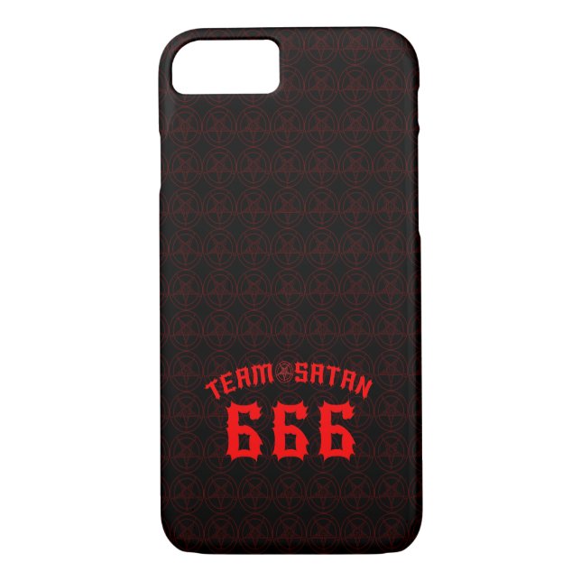 Coques Case-Mate iPhone Équipe Satan 666 (Dos)