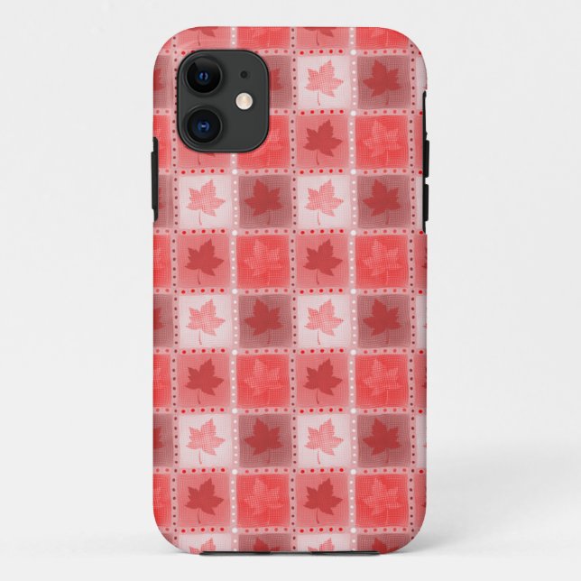Coques Case-Mate iPhone Érable canadien rouge (Dos)