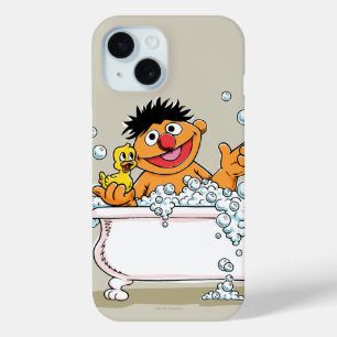 Coque Pour iPhone 15 Ernie vintage dans la baignoire