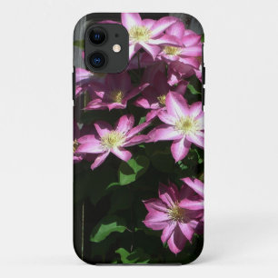 Etui iPhone Case-Mate Escalade Clematis Fleurs de printemps violettes
