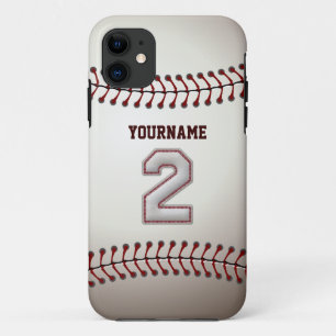 Coques Pour iPhone Escale du numéro 2 de légende - base-ball nommé
