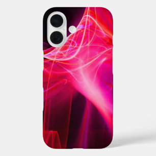 COQUES iPhone 16 ESCALIERS FRACTAUX EN ROUGE PURPLE