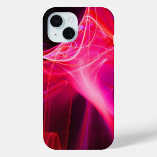 COQUE POUR iPhone 15 ESCALIERS FRACTAUX EN ROUGE PURPLE