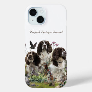 Coque Pour iPhone 15 Espagnol Springer anglais, Art