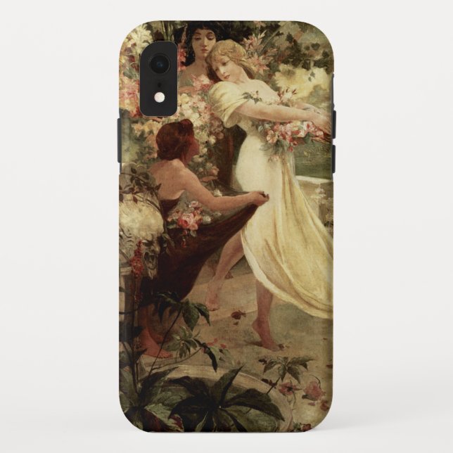 Coques Case-Mate iPhone Esprit de Printemps par Alphonse Mucha (Dos)