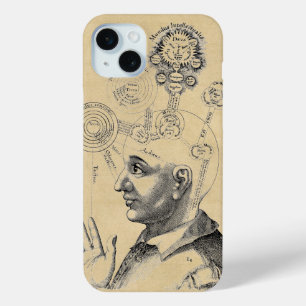 Coque iPhone 15 Mini Esprit et Conscience Sepia
