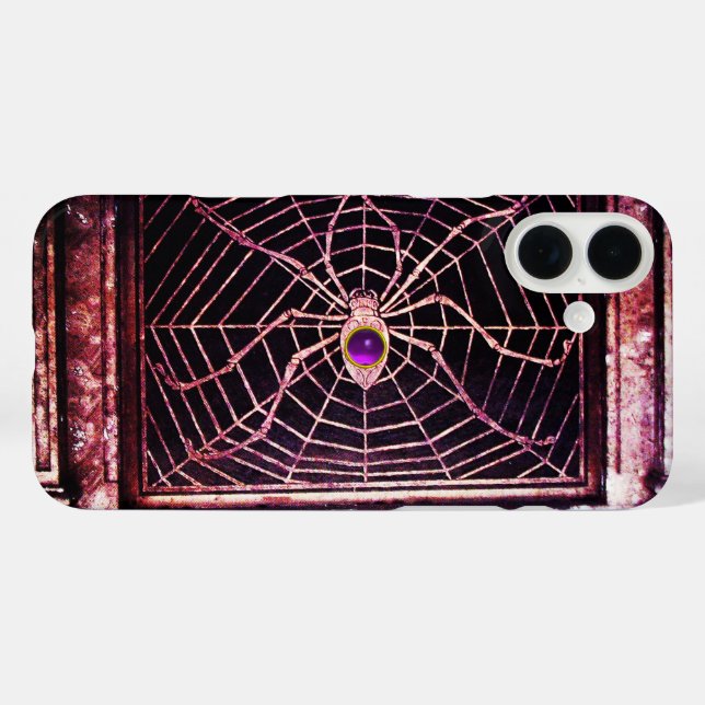 Coques Case-Mate iPhone ESPRIT ET WEB Améthyste violet noir (Verso (horizontal))
