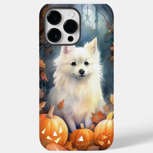 Coques Case-Mate iPhone Esquimau Américain D'Halloween Avec Peur Citrouill (Verso)