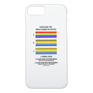 Case-Mate iPhone Case Essai de daltonisme : Quel arc-en-ciel voyez-vous