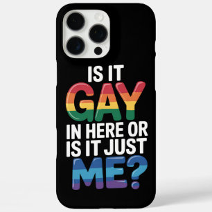 Coques iPhone 16 Pro Max Est-ce gay ici ou est-ce juste moi drôle LGBTQ