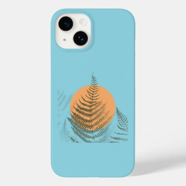 Coques Case-Mate iPhone Esthétique à feuillage persistant pour 2025 (Verso)