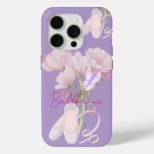 Esthétique Ballerine Florale Vintage Violet