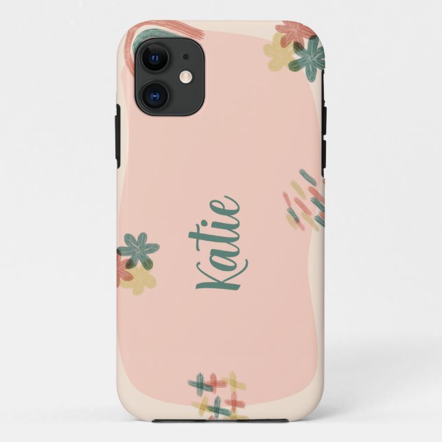 Coques Case-Mate iPhone esthétique pêche et vert  (Dos)