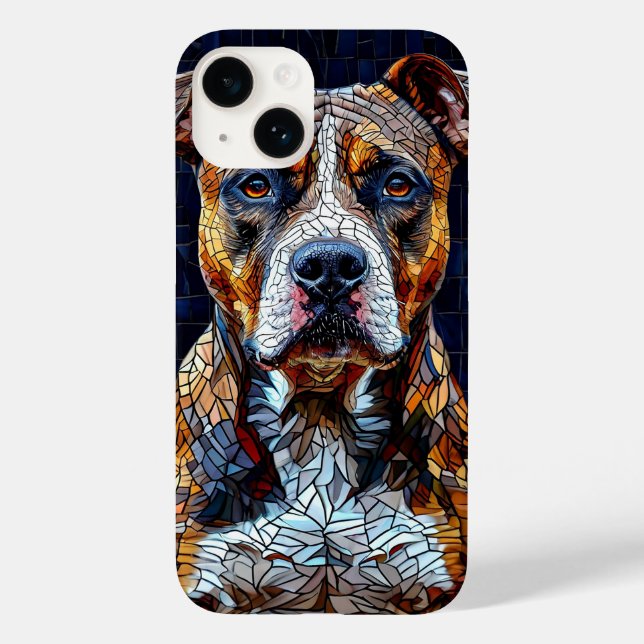 Coques Case-Mate iPhone Esthétique Pitbull Américain Animal Amoureux de Co (Verso)