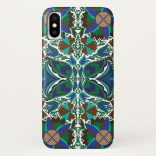Etui iPhone Case-Mate Estonien Bleu Vintage motif d'art populaire avec f