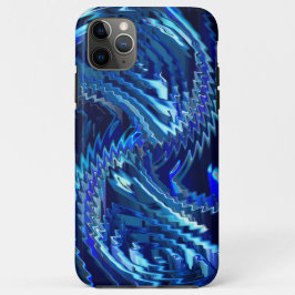 Case-Mate iPhone Case Estrela azul ondulada com trados em ziguezague