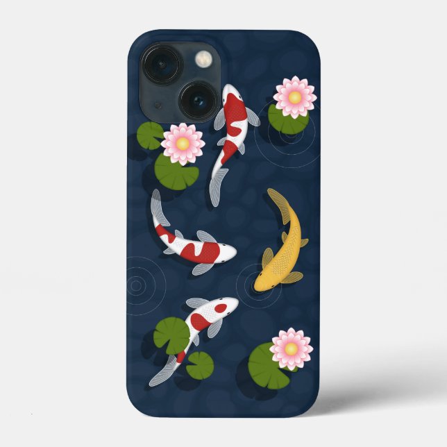 Coques Case-Mate iPhone Étang japonais de poissons Koi (Verso)