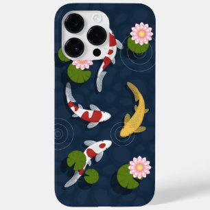Coque Pour Pour iPhone 14 Pro Max Étang japonais de poissons Koi