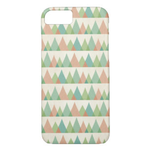 Coques Pour iPhone Étape Teal de Geo de sud-ouest et triangles de