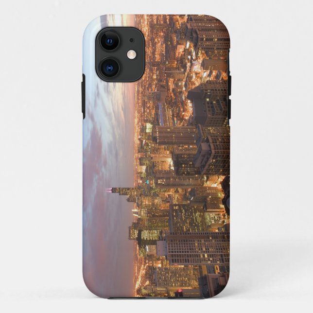 Coques Case-Mate iPhone États-Unis, Illinois, Chicago: Vue nocturne de la  (Dos)
