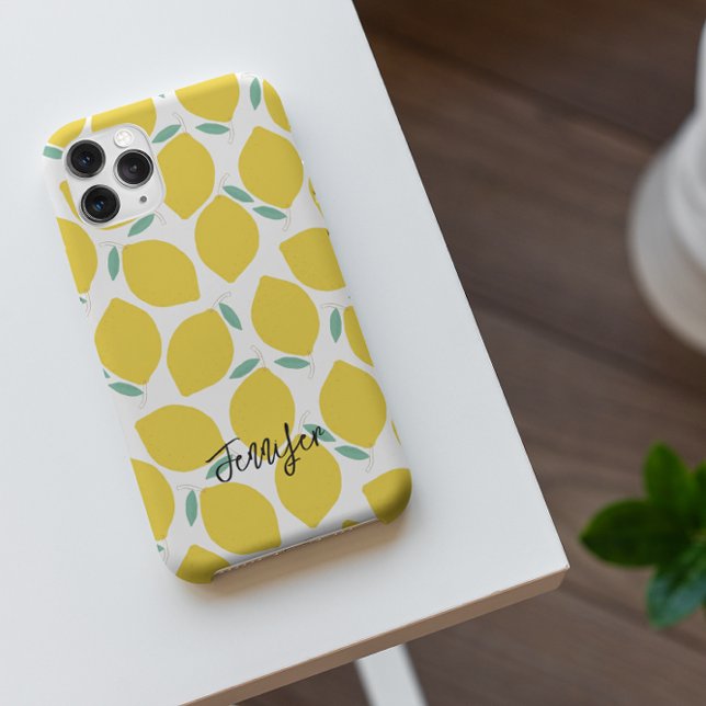 Coques Case-Mate iPhone Été Nouveauté Citron Personnalisé (Créateur téléchargé)