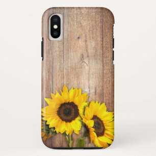 Case-Mate iPhone Case Été rustique bois tournesol