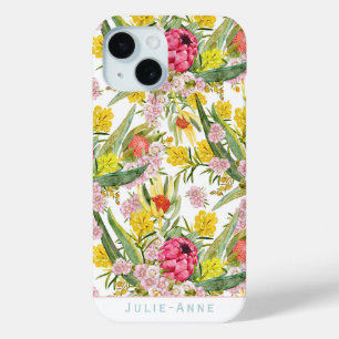 Coque Pour iPhone 15 Été tropical australien personnalisé
