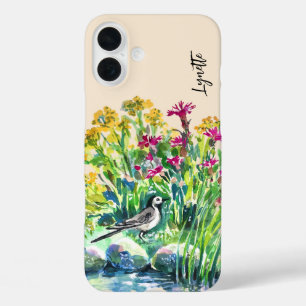 Coques iPhone 16 Plus Été, wagon, fleurs sauvages