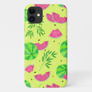 Case-Mate iPhone Case Été Watermelon Branches Bright Tropical Motif