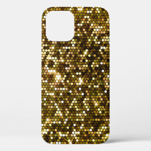 Case-Mate iPhone Case Etincelle dorée : arrière - plan étincelant.